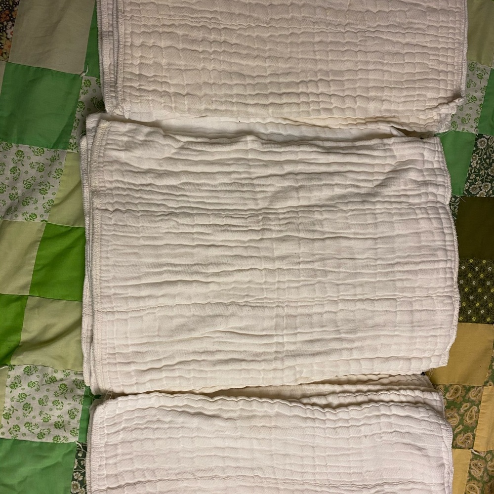 36 Cloth Diaper Prefolds Large